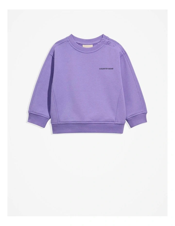 Towards Circularity Sweat in Deep Lilac image 1