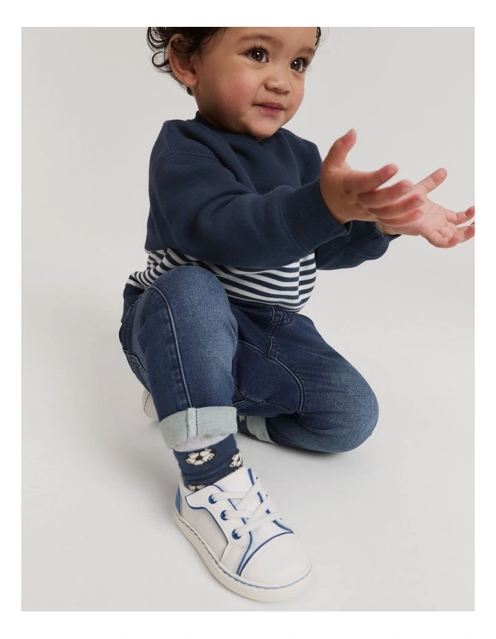 Contrast Sneaker in Princess Blue image 2