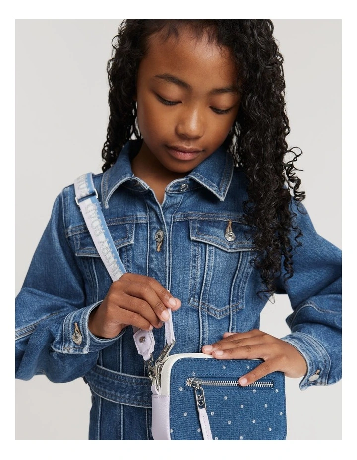 Country Road Denim Logo Crossbody Bag In Denim MYER