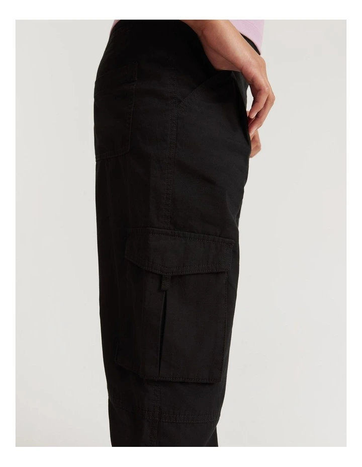 Teen Cargo Pant in Black image 3