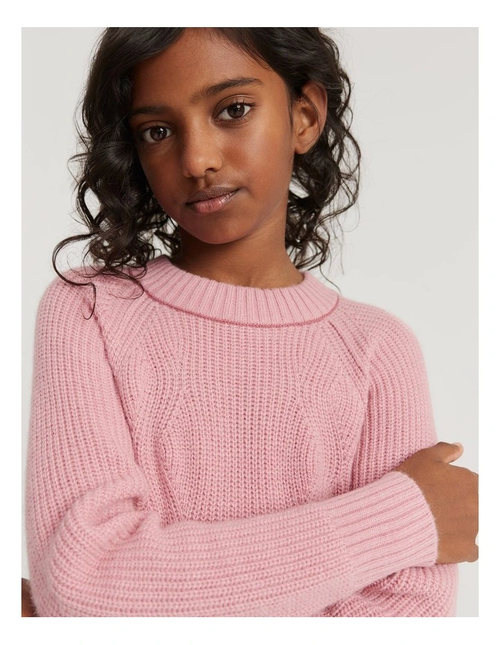 Knit Dress in Dusty Rose image 1