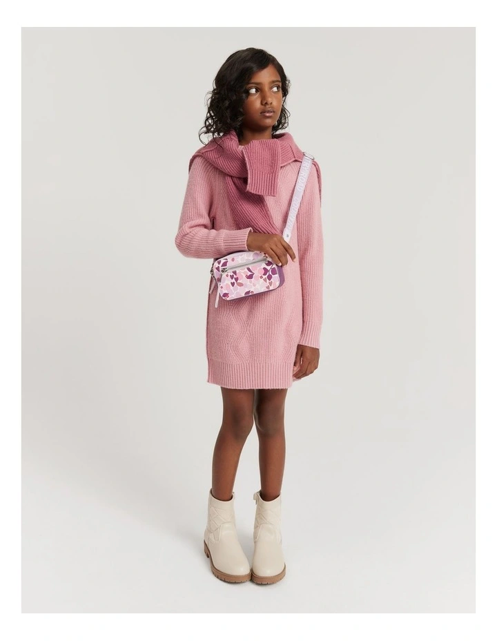 Knit Dress in Dusty Rose image 2