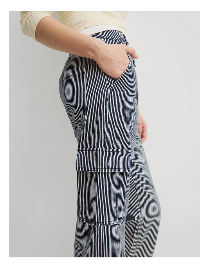 Teen Railroad Cargo Pant in Indigo image 3