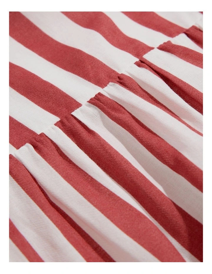 Resort Striped Top in Russet Stripe image 5