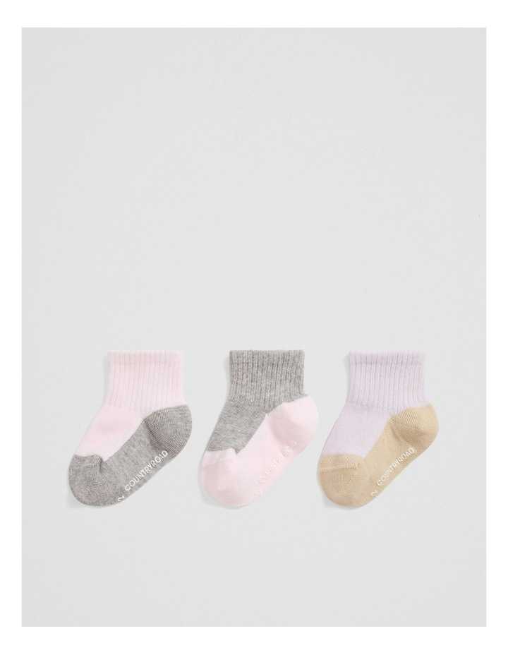 Rib Sock Multipack in Multi