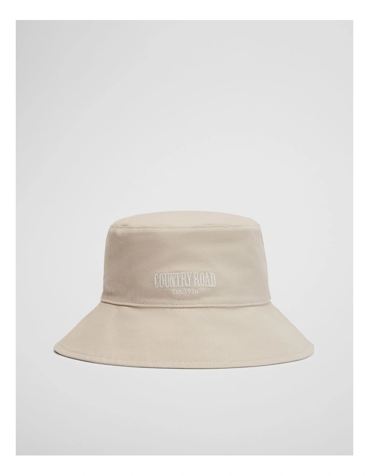 Reversible Bucket Hat in Shell image 1