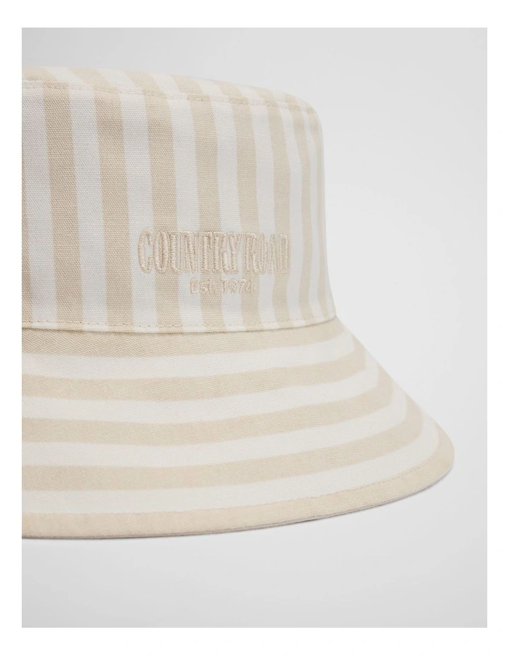 Reversible Bucket Hat in Shell image 2