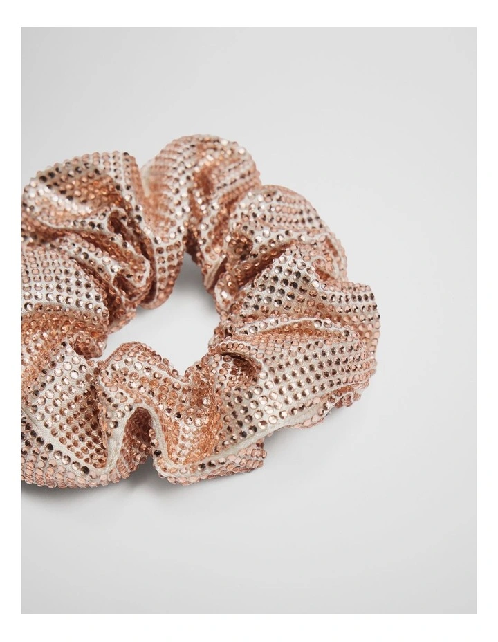 Crystal Scrunchie in Champagne image 2