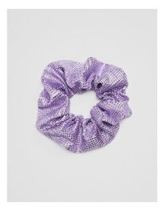 Crystal Scrunchie in Lilac