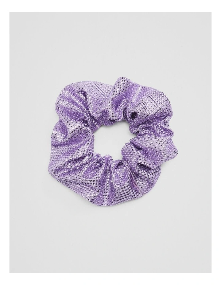 Crystal Scrunchie in Lilac image 1