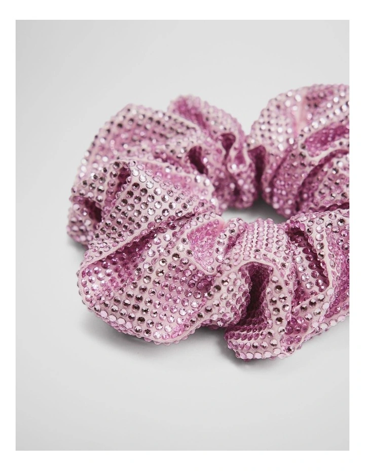 Crystal Scrunchie in Mineral Pink image 2