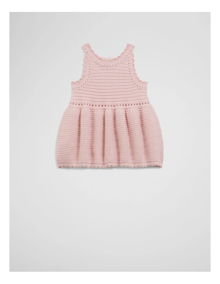 Organically Grown Cotton Knit Cami in Mineral Pink image 1