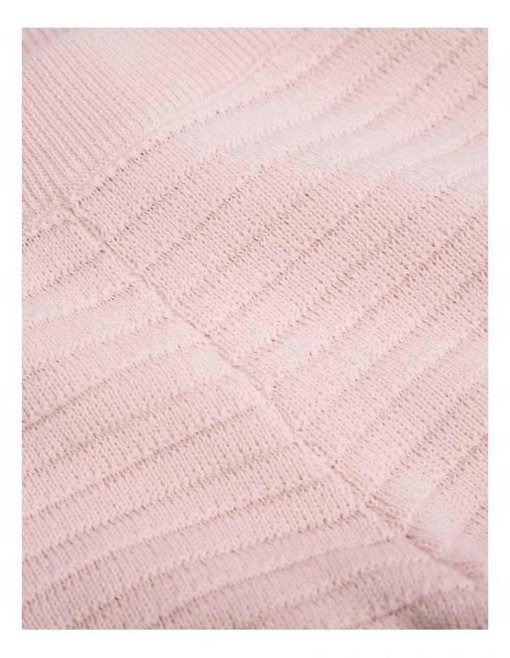 Organically Grown Cotton Knit Bloomer in Mineral Pink image 2