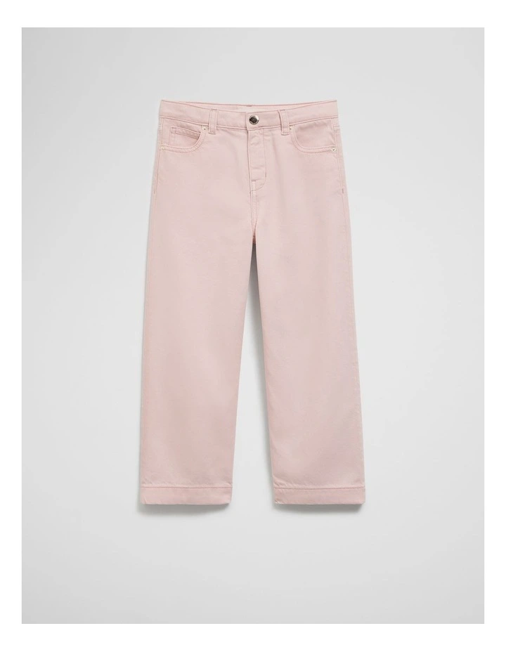 High Rise Soft Jean in Mineral Pink image 1