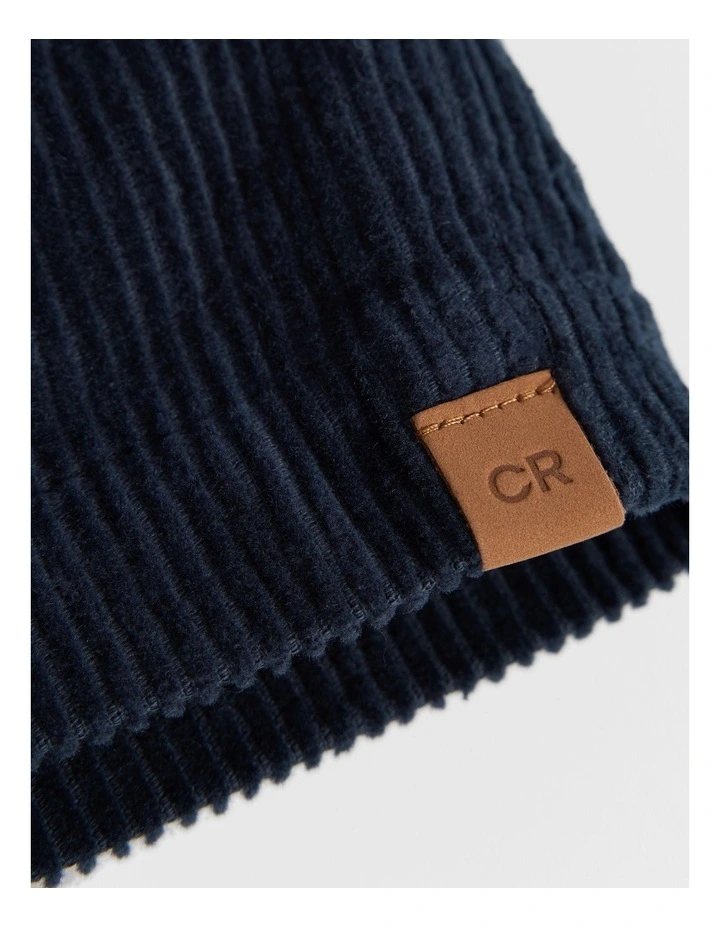 Organically Grown Cotton Cord Short in Navy image 5