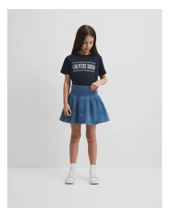 Verified Australian Cotton Heritage T-shirt in Marsh Navy