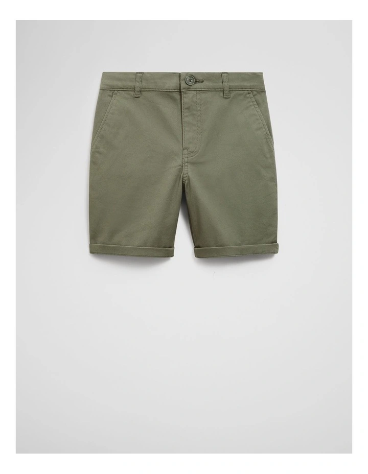 Australian Cotton Chino Short in Sage image 1