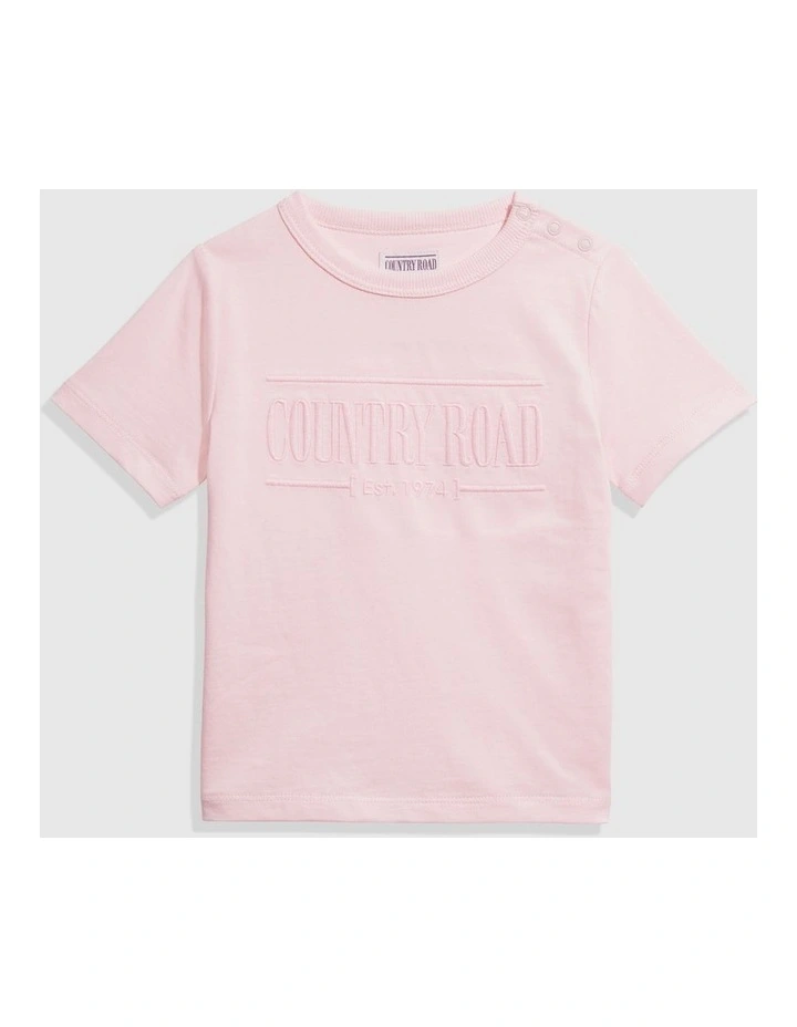 Country Road Verified Australian Cotton Heritage T-shirt in Pale