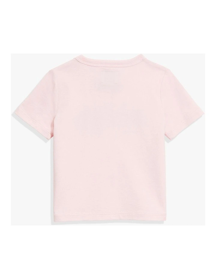 Verified Australian Cotton Heritage T-shirt in Pale Pink image 3