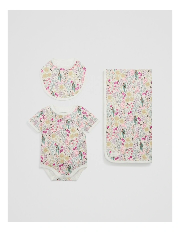 Organic Floral Gift Box in Multicolour image 1