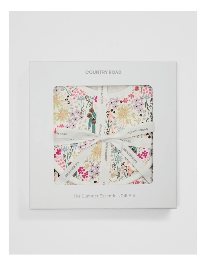 Organic Floral Gift Box in Multicolour image 3