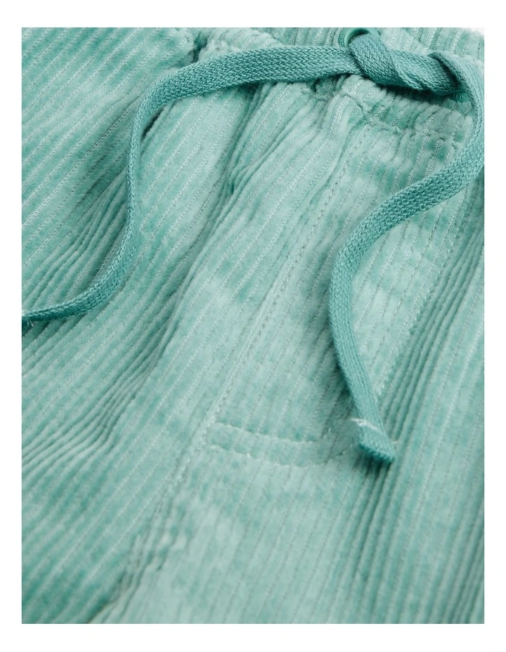 Organically Grown Cotton Cord Short in Blue Gum image 5