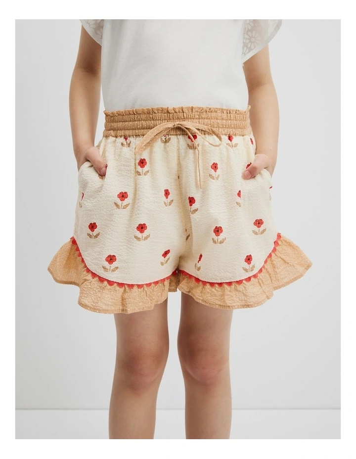 Pansy Frill Short in Multicolour image 2
