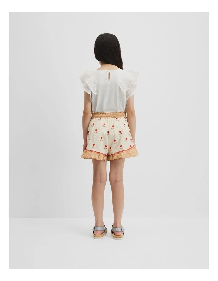 Pansy Frill Short in Multicolour image 3