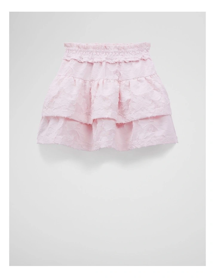 Jacquard Skirt in Mineral Pink image 1