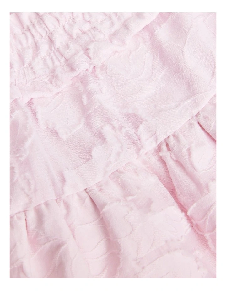 Jacquard Skirt in Mineral Pink image 2
