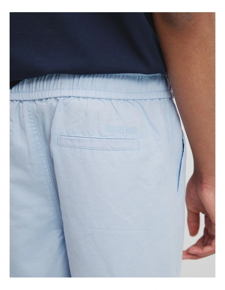 Teen Cotton Linen Short in Soft Blue image 3