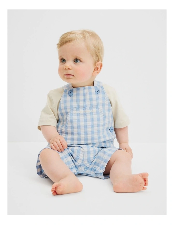 Check Overall in Arctic Blue image 2