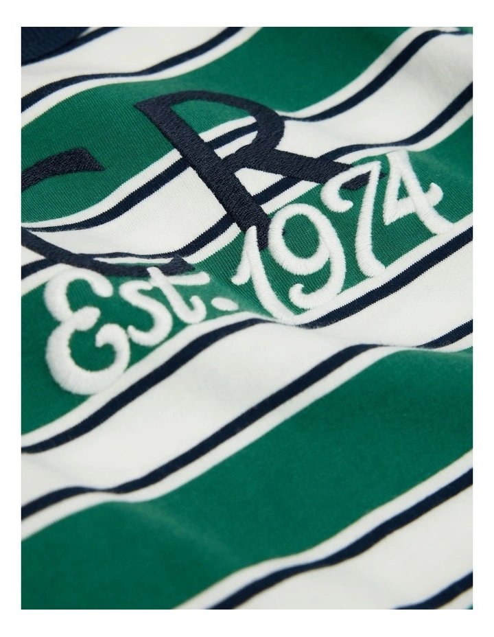 Australian Cotton CR Est. 1974 T-Shirt in Jungle Stripe image 5
