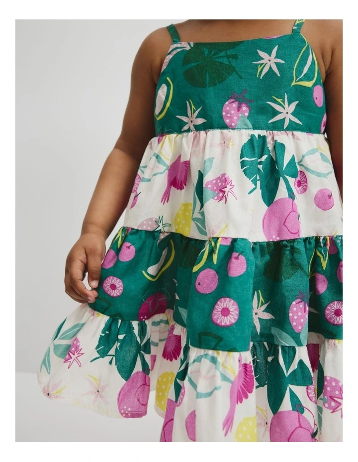 Paradise Tier Romper in Multicolour image 2