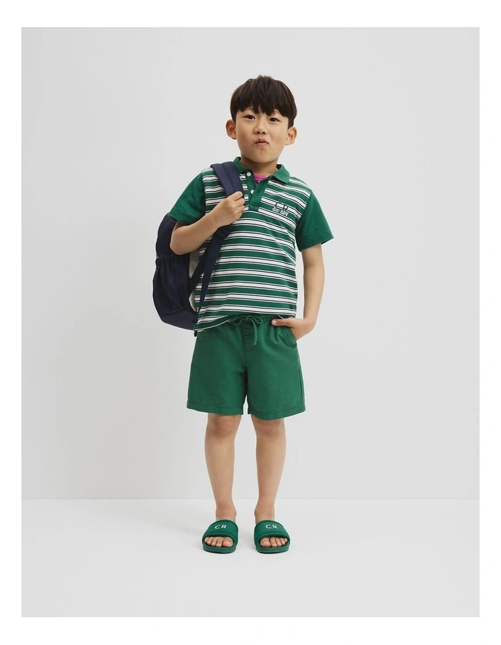 Cotton Linen Short in Jungle image 1