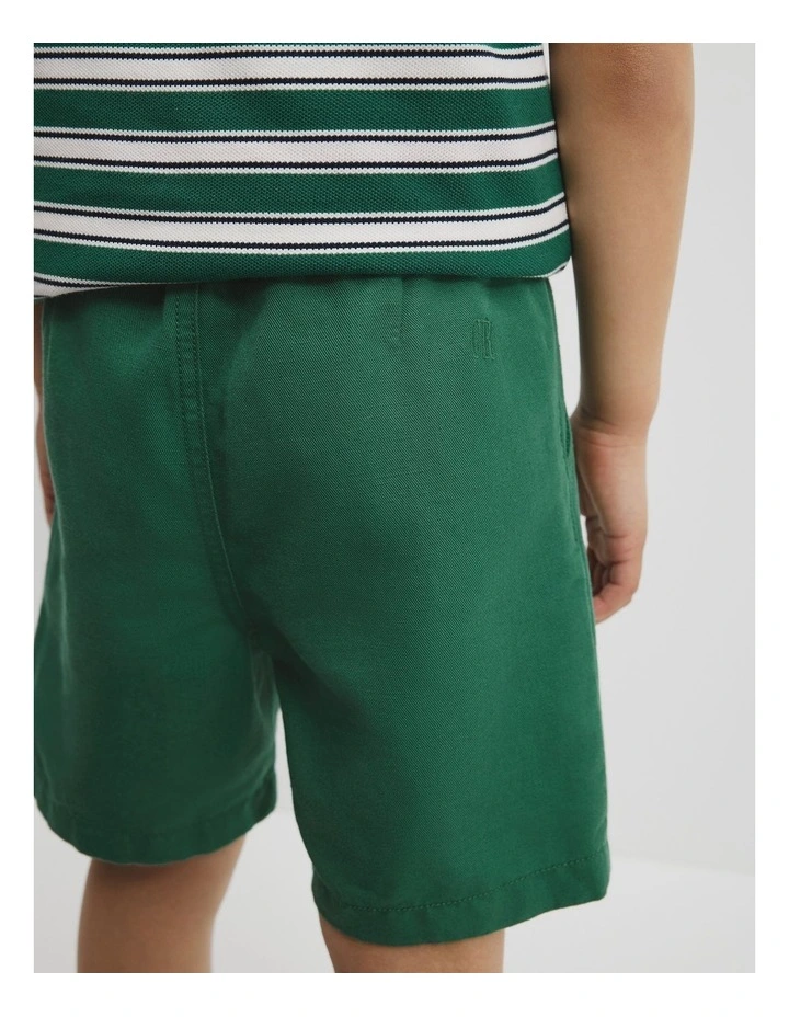 Cotton Linen Short in Jungle image 2