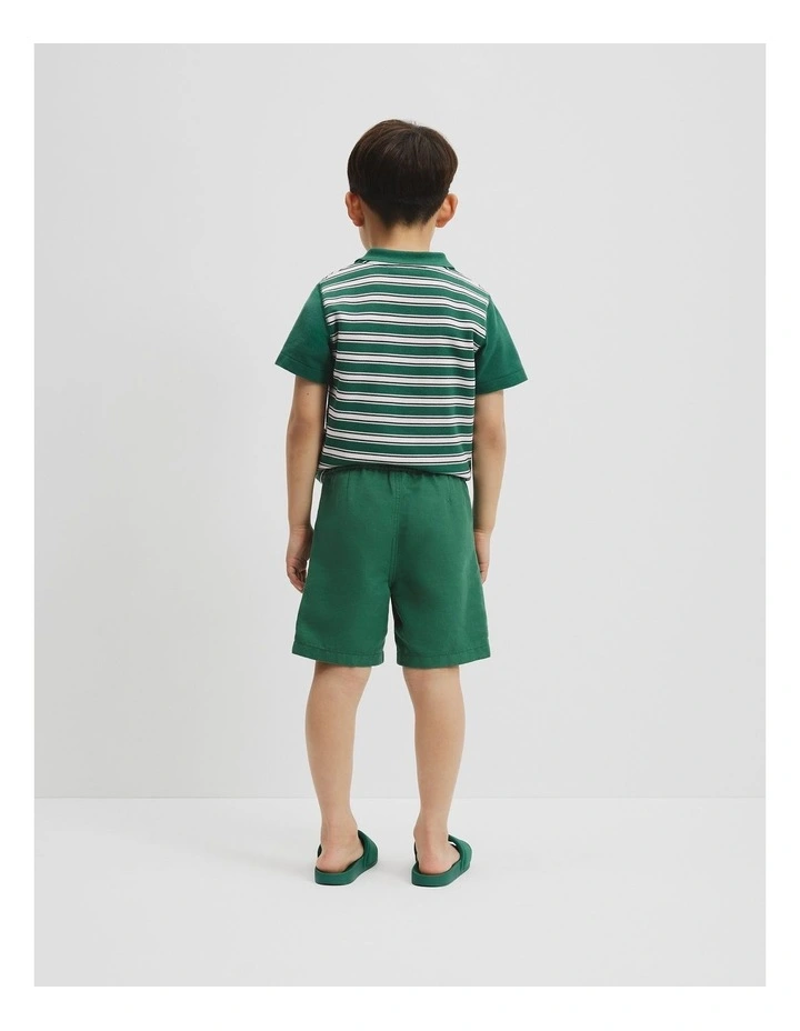 Cotton Linen Short in Jungle image 3
