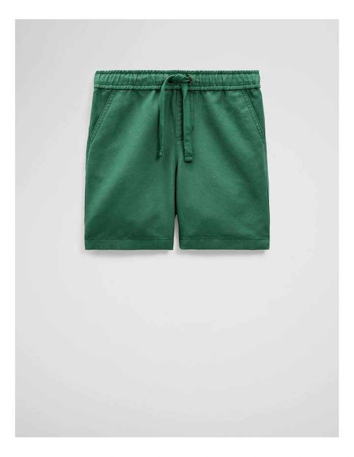 Cotton Linen Short in Jungle image 4