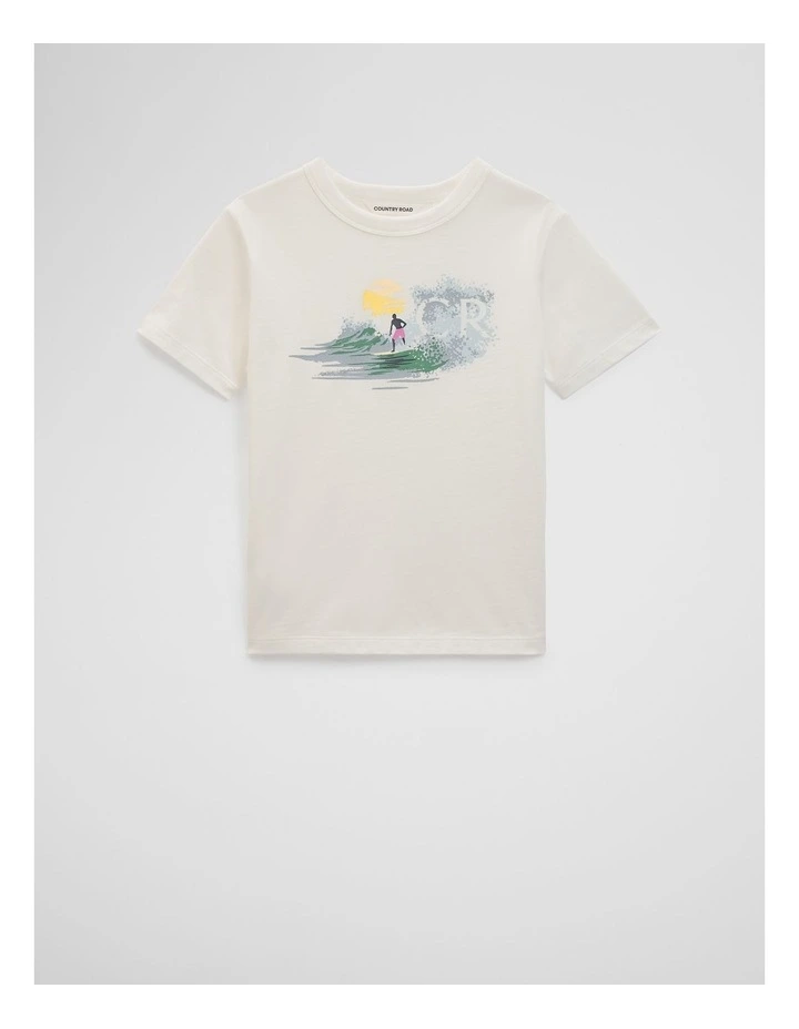 Big Surf T-Shirt in Marshmallow image 4