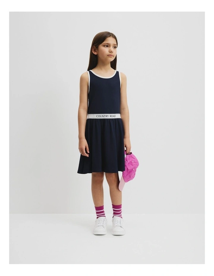 Tank Dress in Navy image 1