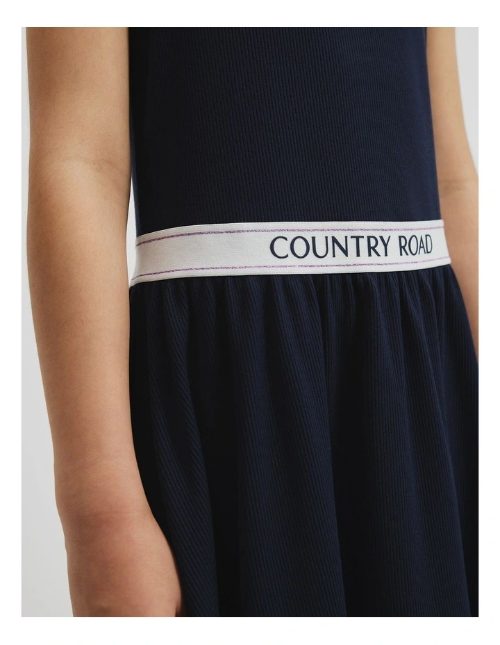 Tank Dress in Navy image 2