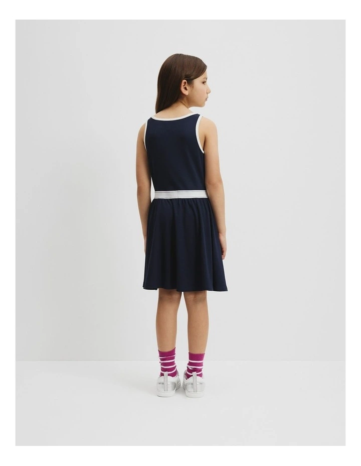 Tank Dress in Navy image 3