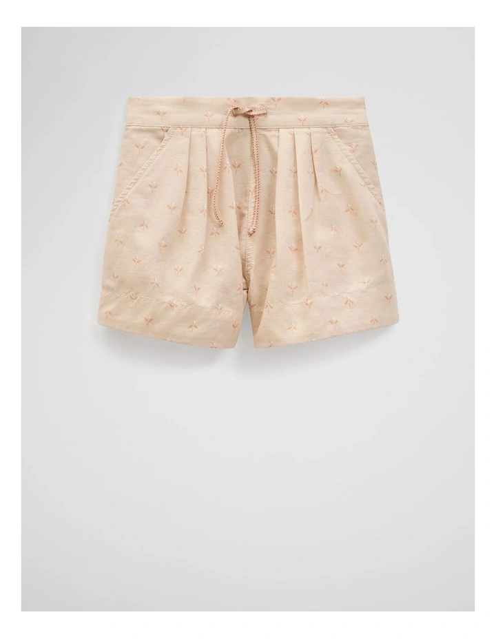 Berry Linen Short in Shell image 4