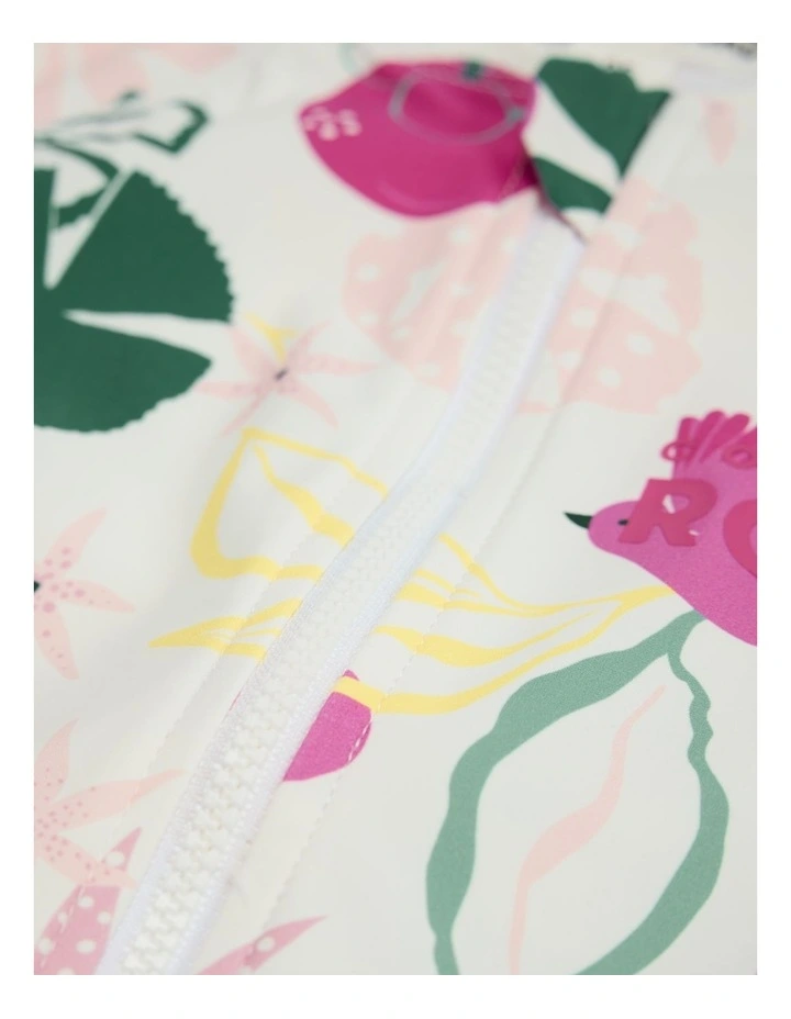 Recycled Nylon Blend Paradise Swimsuit in Marshmallow image 5
