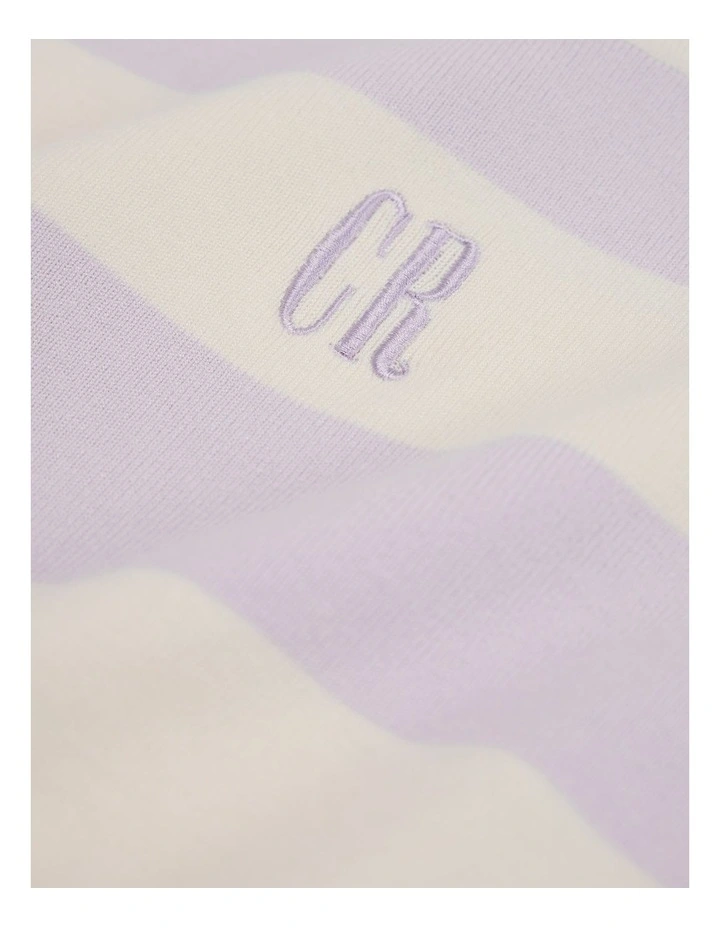Stripe Knit Tank in Lilac image 2