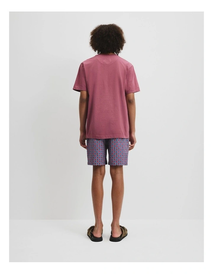 Teen Verified Australian Cotton Heritage Oversized T-shirt in Deep Purple image 4