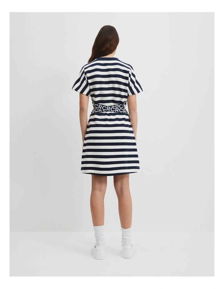 Teen Logo Cut-Out Dress in Navy image 4