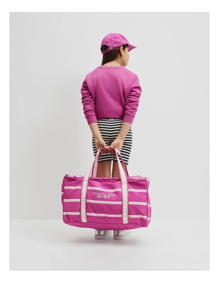 Est. 1974 Weekender Bag in Grape image 2