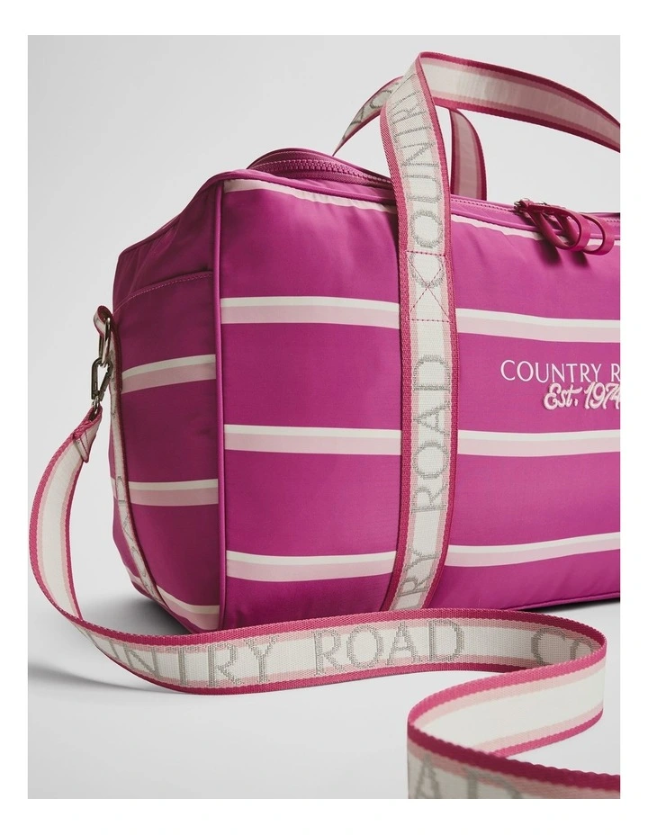 Est. 1974 Weekender Bag in Grape image 4