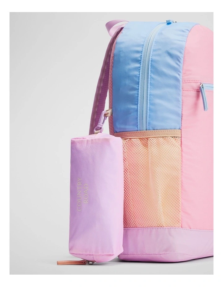 Ripstop Backpack in Pink Multi image 3